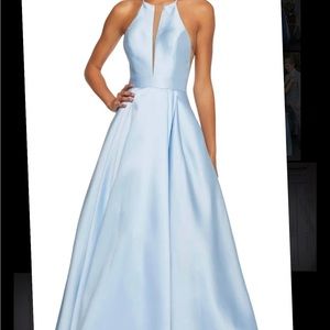 Sherri Hill dress size 4. Perfect condition! Diamond belt custom added!